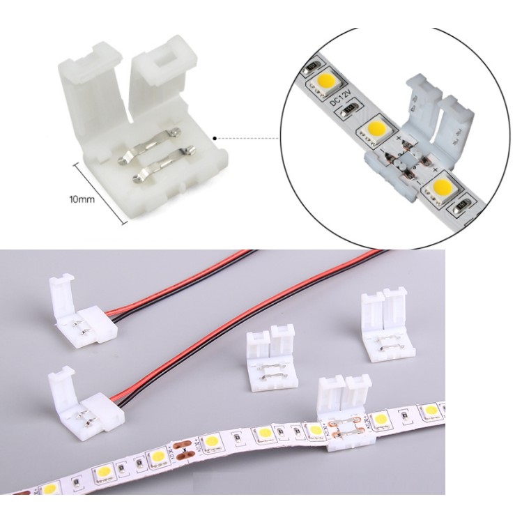 Kết nối đèn LED dây bằng đầu nối