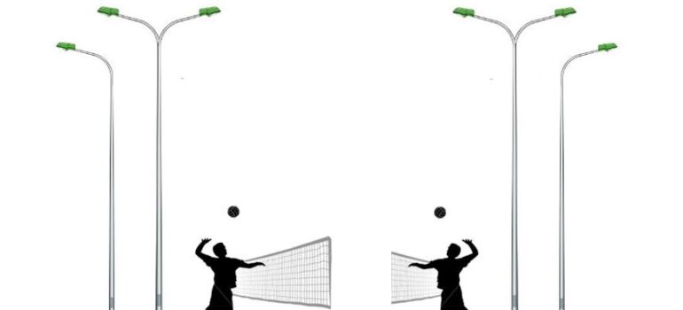 Tiêu chuẩn chiều cao cột đèn sân bóng chuyền 
