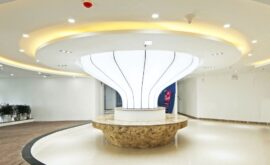 Trần đèn xuyên sáng đạt được hiệu quả về ánh sáng và thẩm mỹ